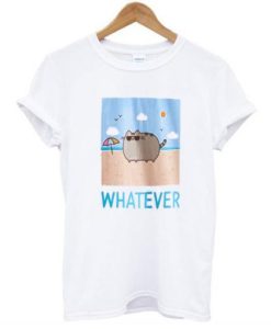 Pusheen whatever t shirt qn