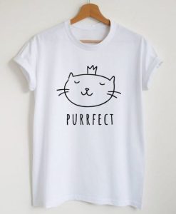 Funny cat shirt, purrfect t shirt qn