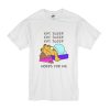 Garfield Eat Sleep t shirt qn