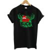 Her Buck Reindeer Christmas t shirt qn