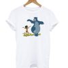 Jungle Book Mowgli and Baloo Dancing t shirt qn