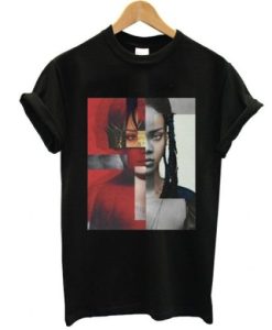 Rihanna Album Collage t shirt qn