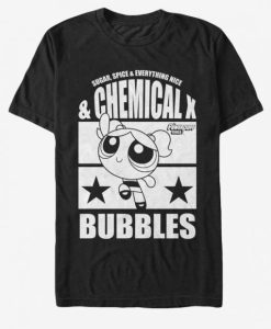 The Powerpuff Girls Chemical X Bubbles t shirt qn