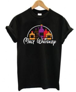 Malt Whiskey Not Walt Disney t shirt qn