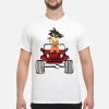 Songoku driving Jeep shirt qn