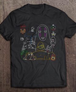 Studio Ghibli Painting t shirt qn