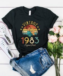 Vintage 1983 Made In 1983 t shirt qn