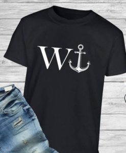 W-Anchor Rude Novelty Word Play Joke t shirt qn