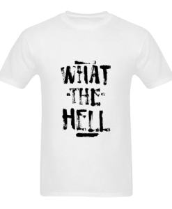 Avril Lavigne WHAT THE HELL T Shirt qn