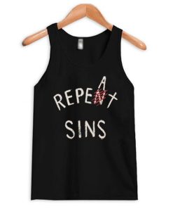 Repent Repeat Sins Tank Top qn