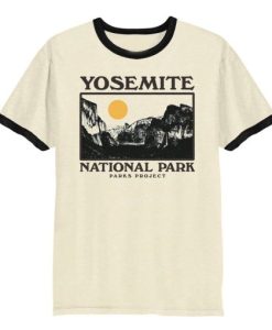Yosemite National Park ringer t shirt qn