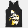 Creepy Banana Tank Top qn