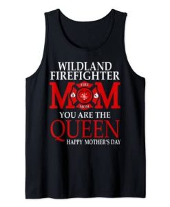 Wildland firefighter gifts for Mom Mother Support Tank Top qn
