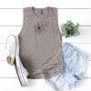 DANDELION Make a Wish Women’s Festival Muscle Tank top qn