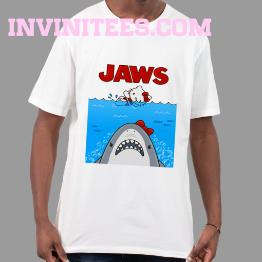 jaws hello kitty t shirt