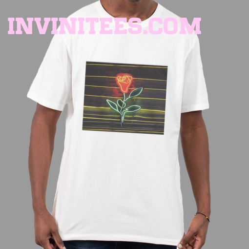 Louis Tomlinson Neon Rose T-Shirt