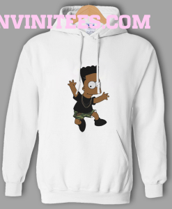 Black Bart Simpson Hoodie