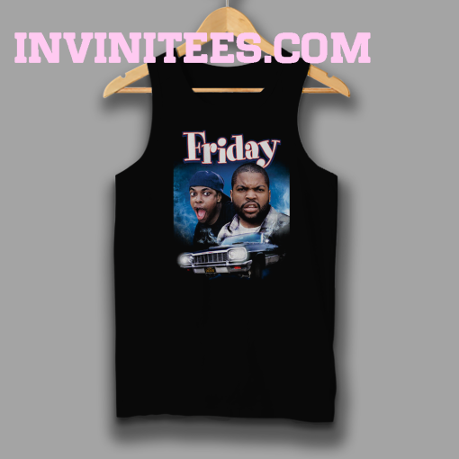 Friday Movie Ice Cube & Chris Tucker Black Tank Top