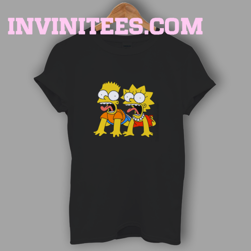 Bart And Lisa Simpson Scream T-Shirt