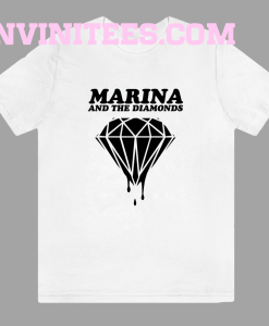 Marina and the diamonds tshirt white