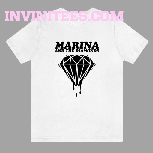 Marina and the diamonds tshirt white