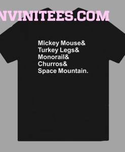 Mickey Mouse Turkey Legs Monorail t shirt