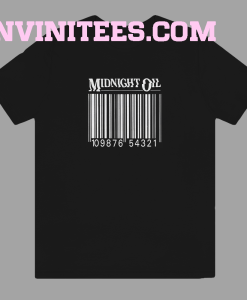 Midnight oil 10 1 t-shirt