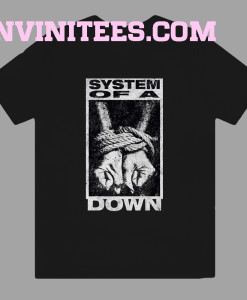 System of a down tied hands tshirt