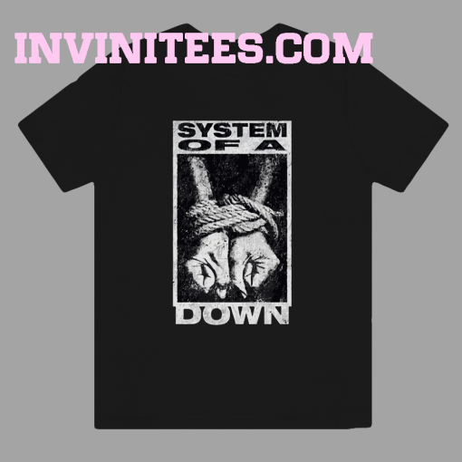 System of a down tied hands tshirt