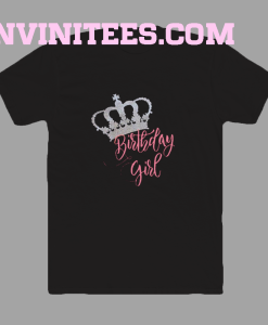 Crown birthday girl t-shirt
