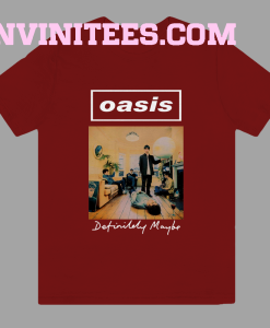 Oasis Band Definitely Maybe T-Shirt