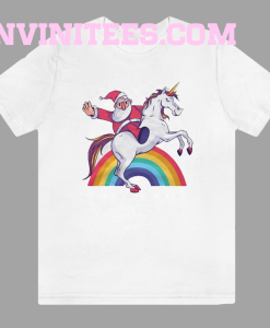 Unicorn Santa's T Shirt