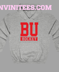 BU hockey hoodie