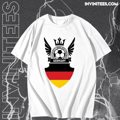 Germany Football world cup 2022 Qatar T Shirt TPKJ1