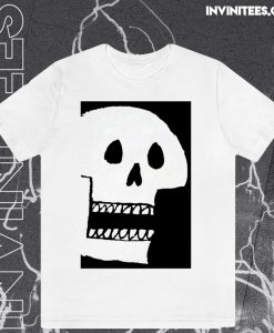 Skull Print T Shirt TPKJ1