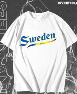 Sweden Script World Cup 2022 T Shirt TPKJ1