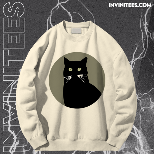 Black Cat Sweatshirt TPKJ1