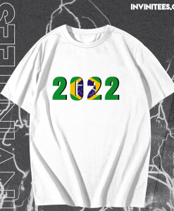 Qatar World Cup 2022 _ Support Brazil Team T Shirt TPKJ1