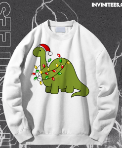 Roarsome Christmas Dinosaur Sweatshirt TPKJ1