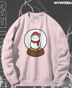 Snowball globe snowman Sweatshirt TPKJ1