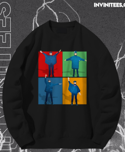 The Beatles Cartoon Sweatshirt TPKJ1