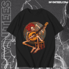 Vintage Grateful Dead Skeleton Rockin Guitar T Shirt TPKJ1
