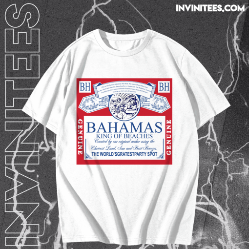 Bahamas King Of Beaches Budweiser Summer T Shirt TPKJ1