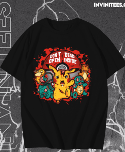 Don’t Open Dead Inside Pikachu Zombie Pokemon T Shirt TPKJ1