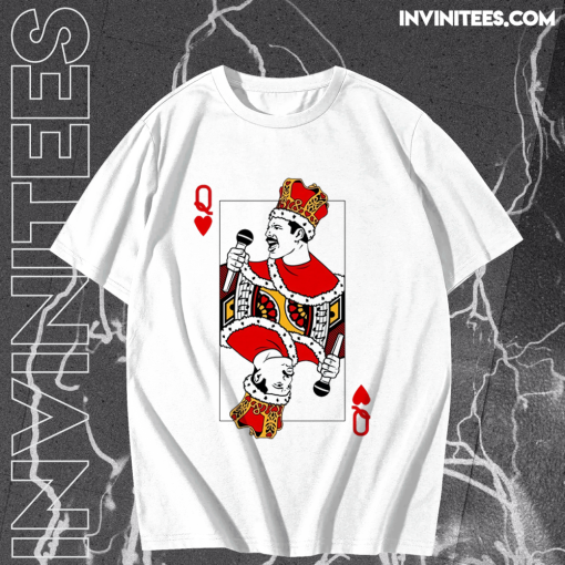 Freddie Mercury Queen of Hearts T-Shirt TPKJ1