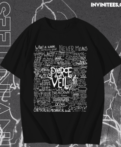 Pierce The Veil lyrics T-shirt TPKJ1