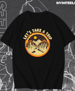 Let’s Take a Trip Mushroom T Shirt KM TPKJ1