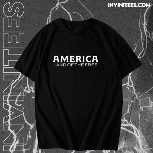 Chris Pratt America Land of the Free T-Shirt TPKJ1