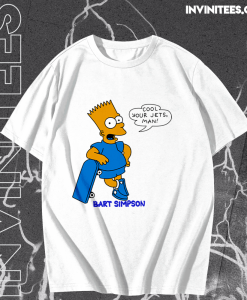 Cool Your Jets Man Bart Simpson T-Shirt TPKJ1