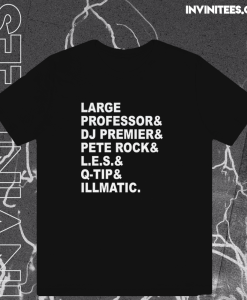 Large Professor Dj Premier Pete Rock T-Shirt TPKJ1